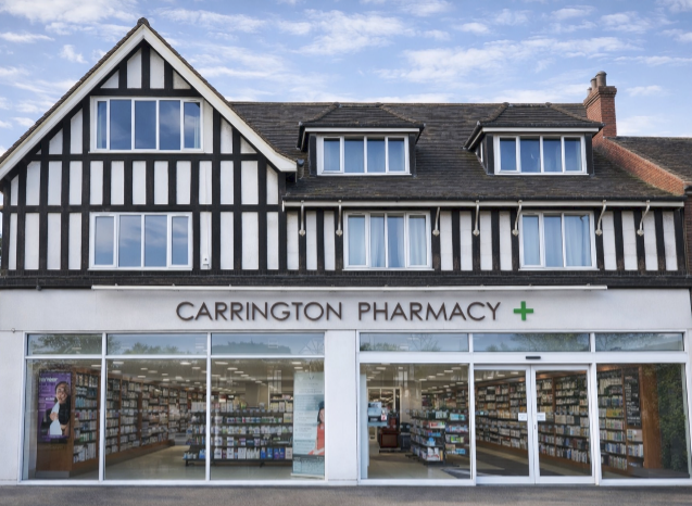 Front of Carrington Pharmacy
