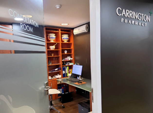 Carrington Pharmacy consultation room